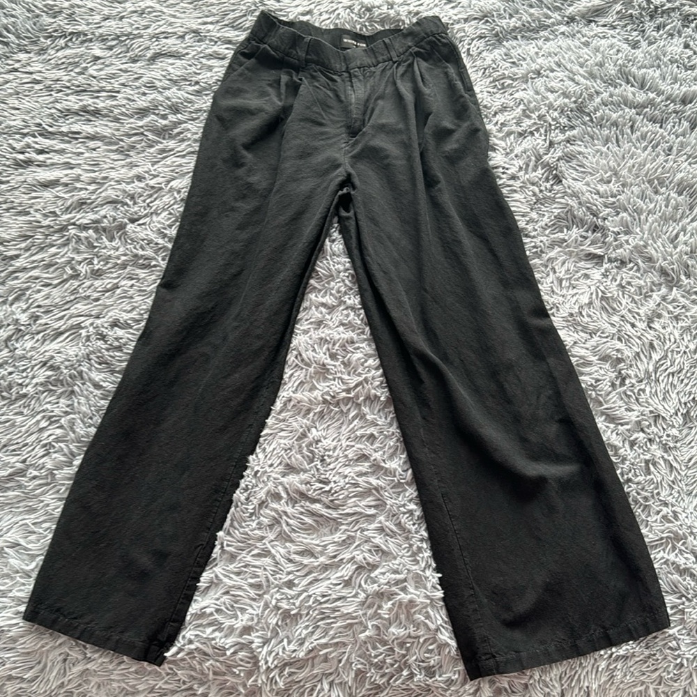 White Fox Black Trousers